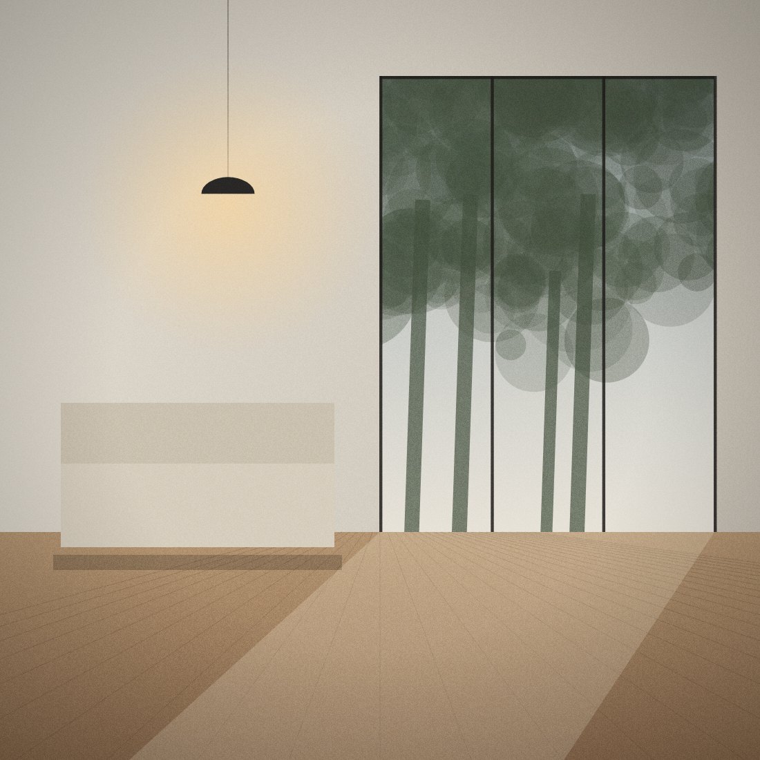Illustrative living room; not an actual listing